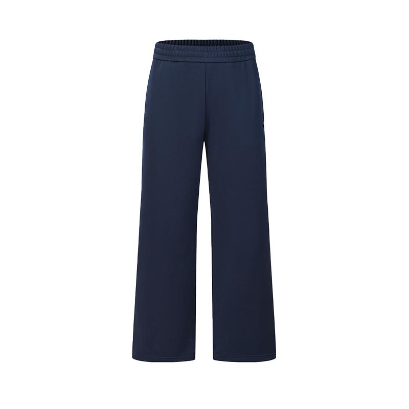 Fila Удобные стильные классические ретро повседневные универсальные спортивные брюки свободного кроя на флисовой подкладке мужские низы небесно-голубые A11M613610FBU