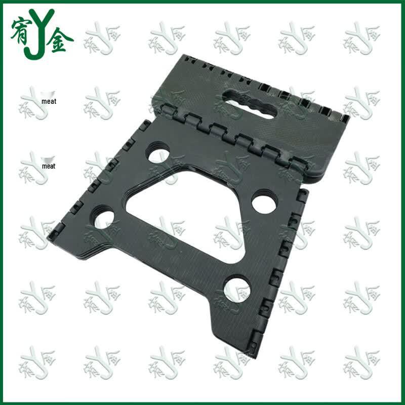 Youjin Portable Dark Green Folding Plastic Stool