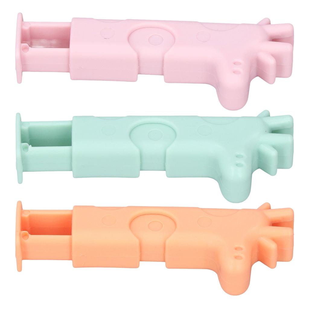 Зажимы для герметизации с сильной силой зажима, влагостойкие, в виде жирафа, пластиковые зажимы для пакетов для хранения продуктов питания B