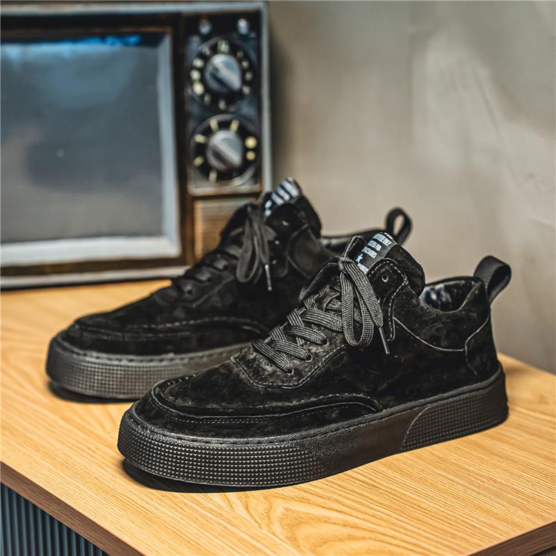 2024 осень новые мужские низкие кеды на шнуровке, модные повседневные туфли на платформе, универсальные модные мужские спортивные кеды для скейтборда