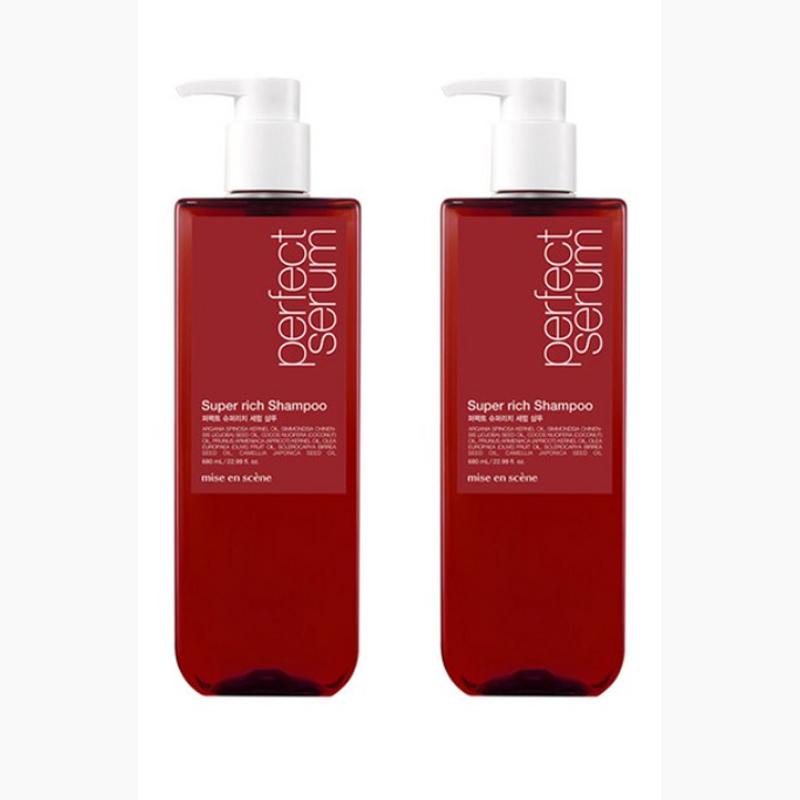 Mise En Scene Perfect Serum Шампунь-сыворотка Super Rich, 680 мл (3 варианта)