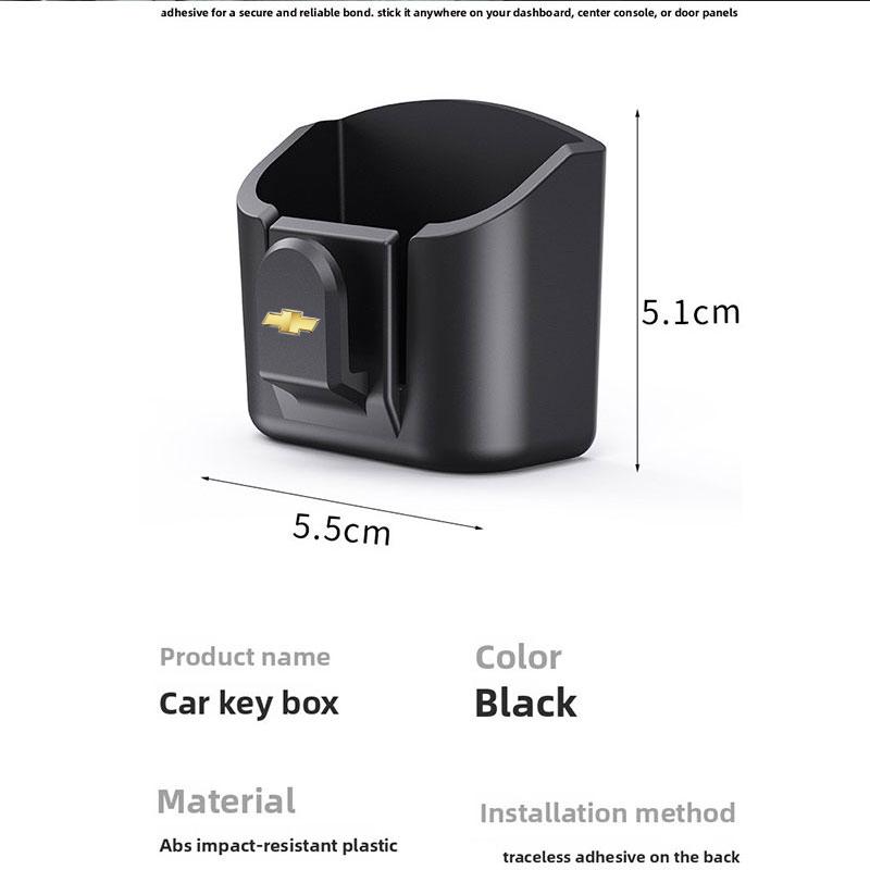 Car Remote Key Storage Box Auto Holder Case For Chevrolet Cruze Impala Malibu Silverado Cobalt Impala Onix pioneer Explorer Trax JY1