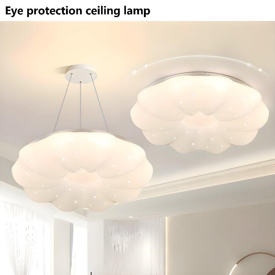 Cloud LED Ceiling Lamps Indoor Nordic Creative Children's Room Ceiling Lamps Glossy Bedroom Room Lights Home Decoration Lamps