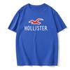 Новая футболка Hollister Эстетическая одежда Летние топы Fruit of the Loom Мужская футболка Футболка европейского размера Мужская футболка унисекс