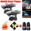 X8 Mobile Game Trigger 6 Finger Trigger Sensitive Shoot Phone Game Trigger L1 R1 Aim Keys Game Controller for PUBG Phone Gaming