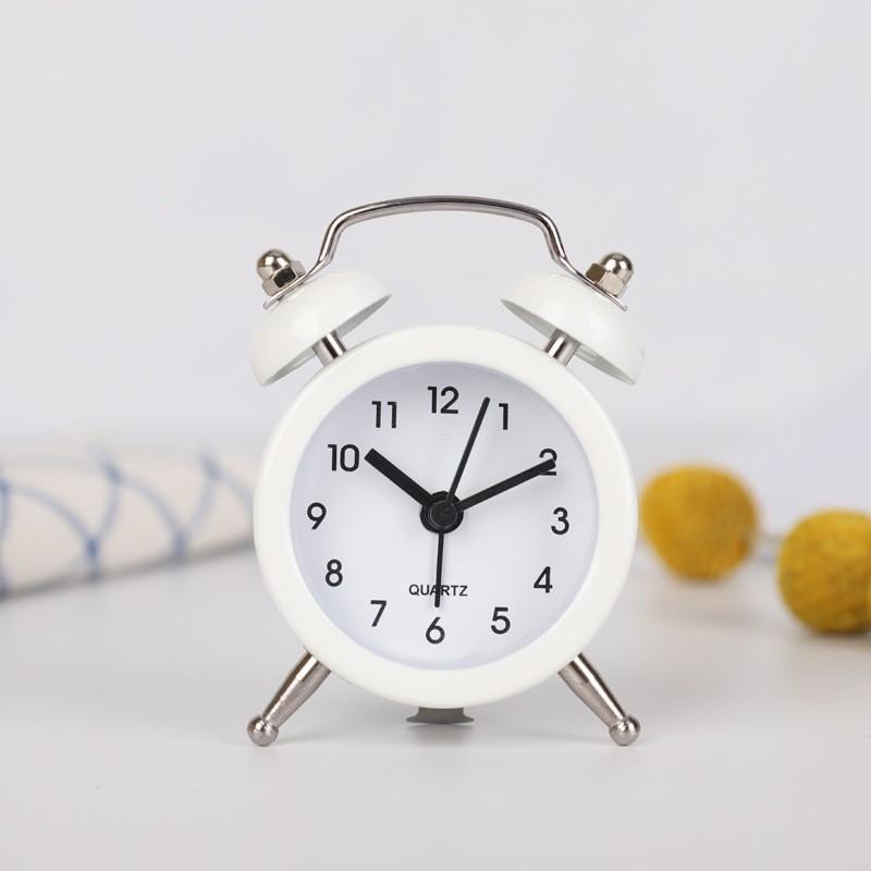 Mini metal small alarm clock student children creative cute electronic small alarm table desktop alarm clock