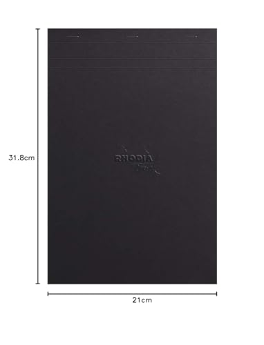 Блокнот для эскизов Rhodia Touch, Бумага для рисования, Maya Pad Серый A4+ (Серая бумага, Однотонная, 120 г, 50 листов) RHODIA Touch cf116108