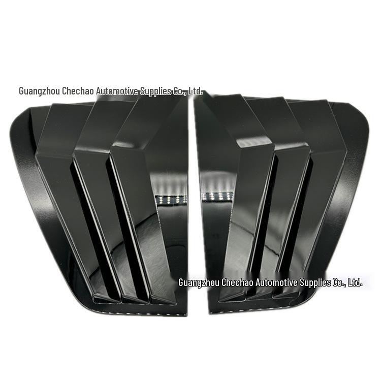 Декоративные накладки на задние боковые окна Volkswagen Golf 7 2013-2020, Декоративные накладки на кузов в стиле Mustang
