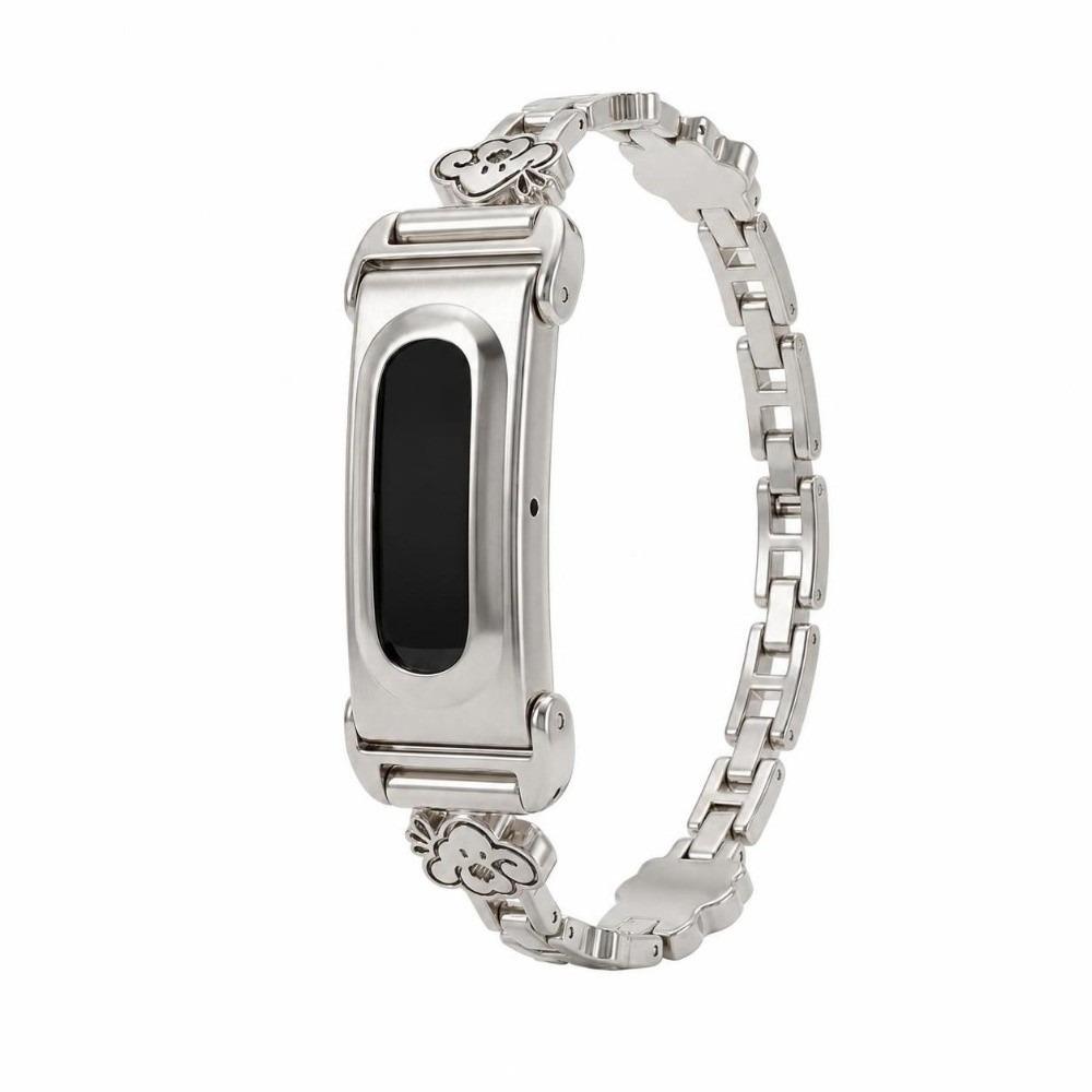 with Frame Metal Strap Replacement Band Loop for Google Fitbit Air Smart Watch Accessories