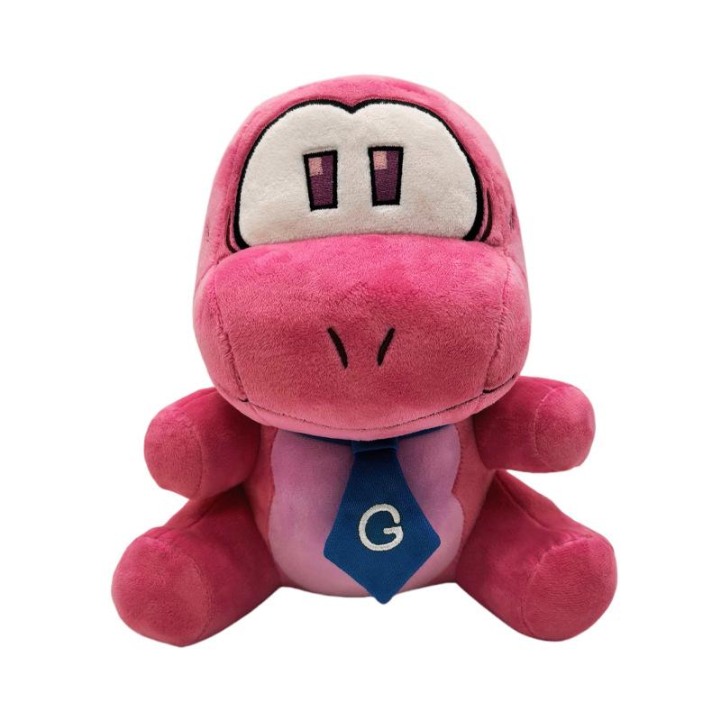 New Anime Gameoverse Plush Cute Game Completion Pink Dinosaur Grey Robot Stuffed Doll Toy Anime Merchandise Plush Toy Gifts