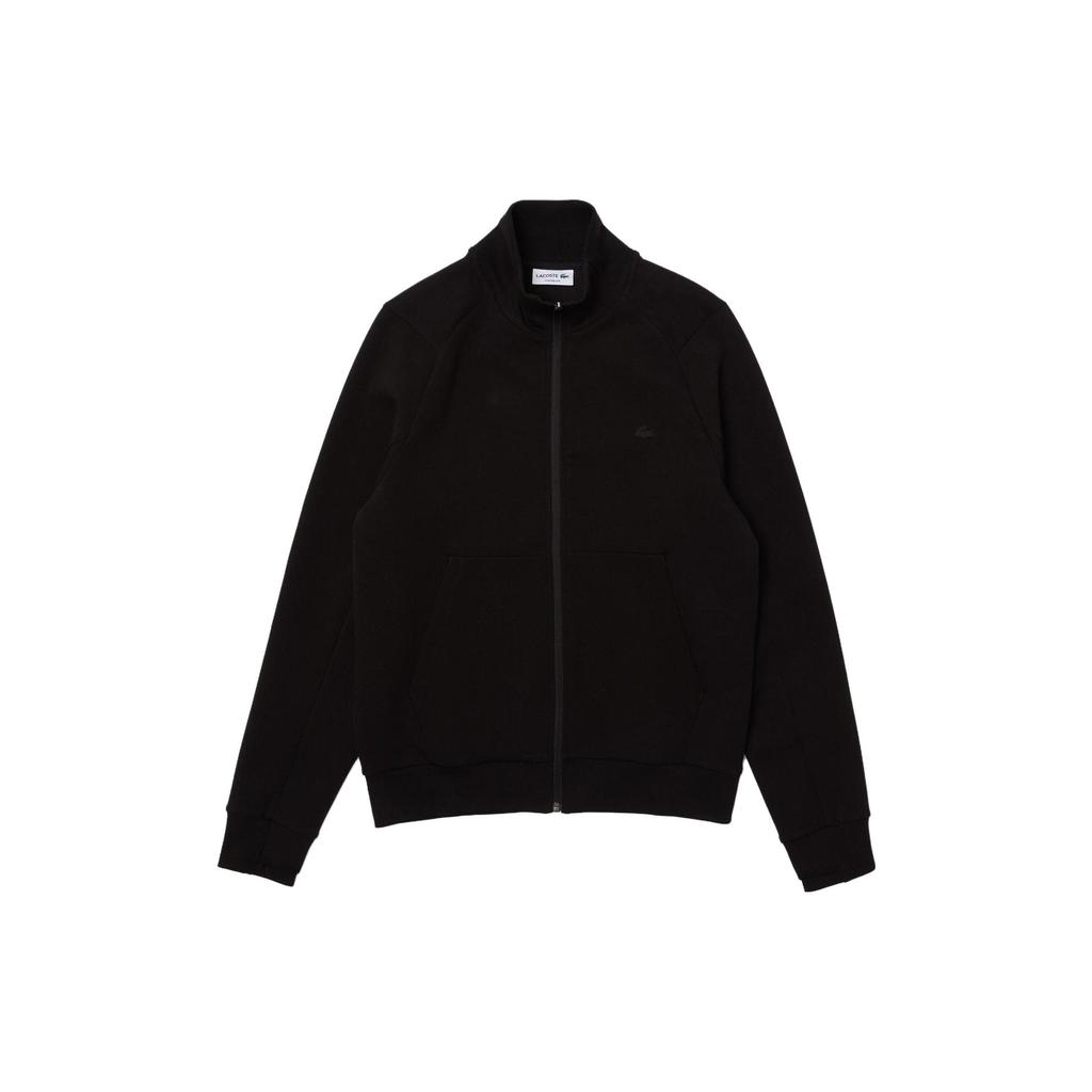 LACOSTE Jackets Men's Black Stand Collar Moderate Straight Fit SH2702031