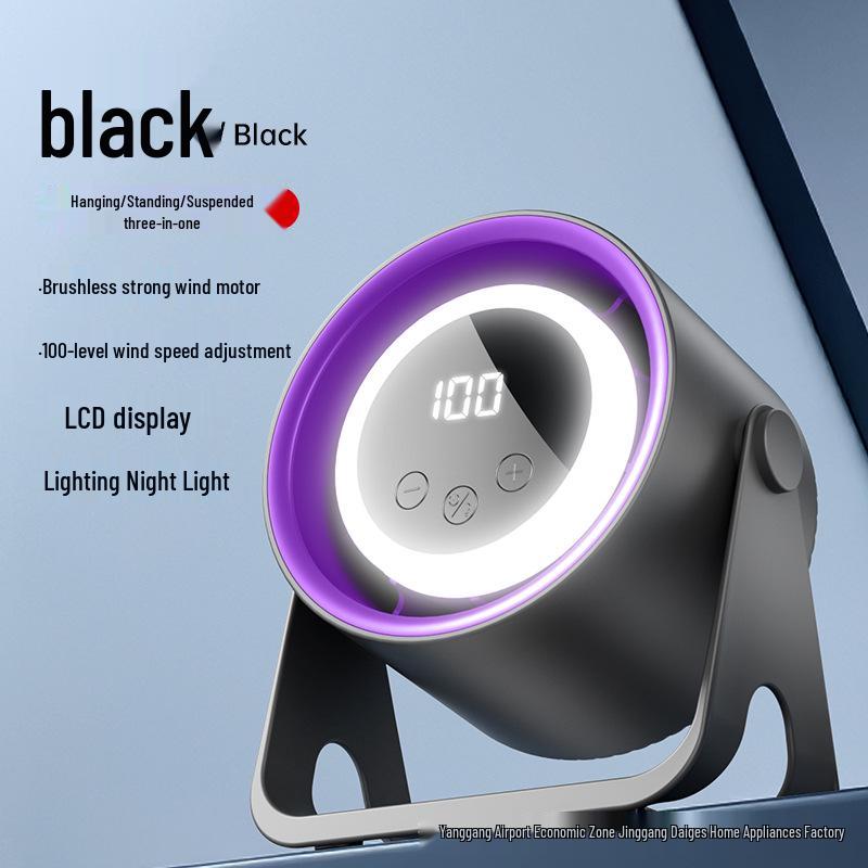 USB Bladeless Mini Fan for Desktop, Kitchen, and Dormitory - 2025 Model
