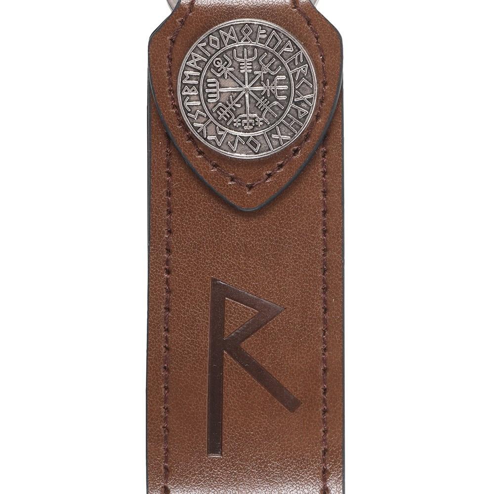 Something Different Journey Viking Rune Faux Leather Keyring