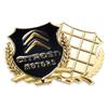 YKKBG1 3D Car Metal Car Leaf Side Logo Badge Sticker For Citroen C3 C5 AIRCROSS C5X C4 Cactus PICASSO e-C3 e-C4 C1 C-Crosser C2 Celysee