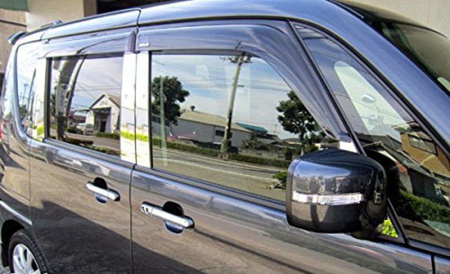 BRIGHTZ Stainless Steel Plated Pillar Panels for Toyota Solio MA15S with Visor for and Ultra-Mirror (10-Piece Set) (PIL-SIL-236) MA, MA15, A15,