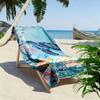 Sea Turtle and Coral Reef Design Beach Towel Beach towel quick-drying for travel outdoor sports jogging beach and swimming