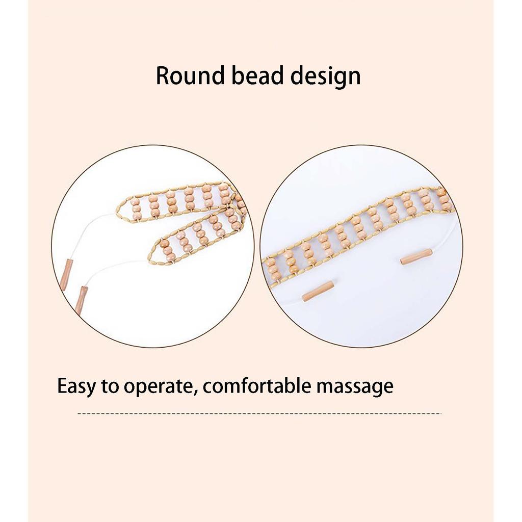 Деревянный массажер с откидной спинкой, прост в эксплуатации, вручную откройте заднюю полосу, массируйте меридианы, шейные позвонки и используйте ролик