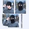 Men Winter Hat Sunshade Thermal Knitted Elastic Short Brim Full Protection Anti-slip Unisex Outdoor Camping Skiing Balaclava Cap Hat Scarf Integrated