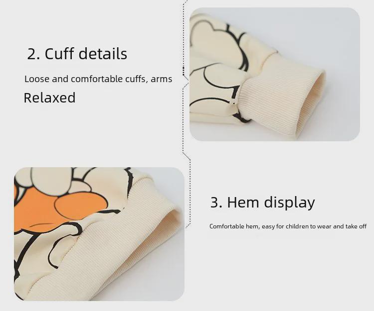 Autumn Boys' Long-Sleeve Sweatshirt & Pants Set – Trendy Children's Sportswear