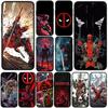 Чехол для телефона Deadpool Marvel для Apple iPhone 16 15 14 11 Pro Max 7 8 Plus SE2 SE3 SE 2022 2020
