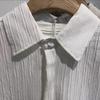 Men's Japanese Striped Long-Sleeve Shirt - Spring/Autumn, Trendy Hong Kong Style, Korean Inspired, Casual Couples' Jacket