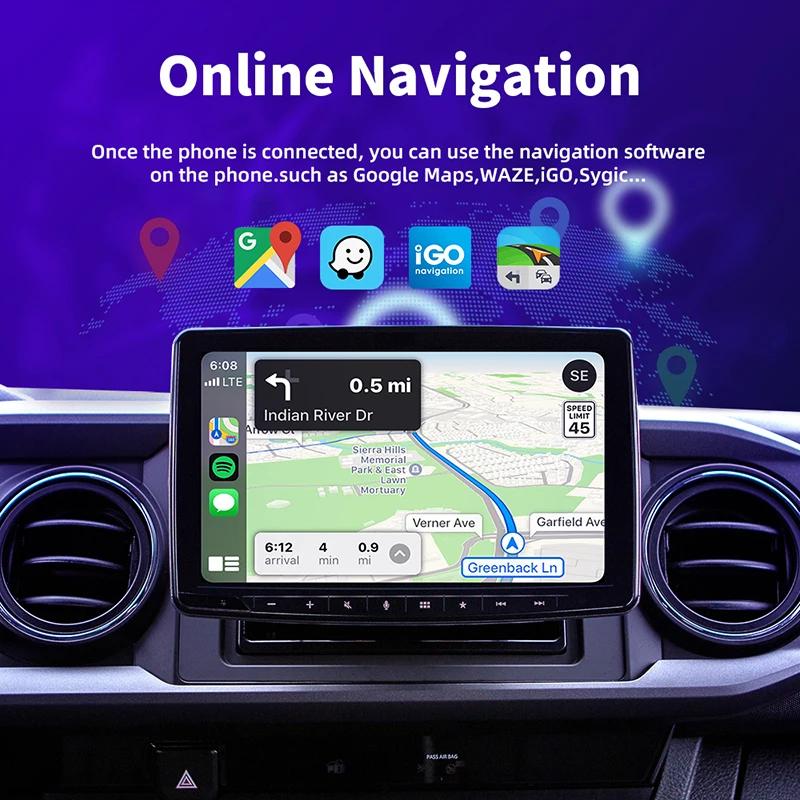 2025 Новый Carplay Box 2-в-1 Беспроводной Carplay и Android Auto Мини-адаптер Bluetooth для автомобиля с OEM-обновлением для Mazda Kia