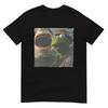Funny Smoking Frog Meme Vintage Shark Attack Parody Tee TShirt