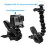 Suptig Jaws Gooseneck Flex Clamp Mount для GoPro Hero 12 Hero 11 Hero 10 9 8 7 6 5 4 Hero Session Hero 3 Hero DJI Insta Akaso Action Camera + 3, osmo,