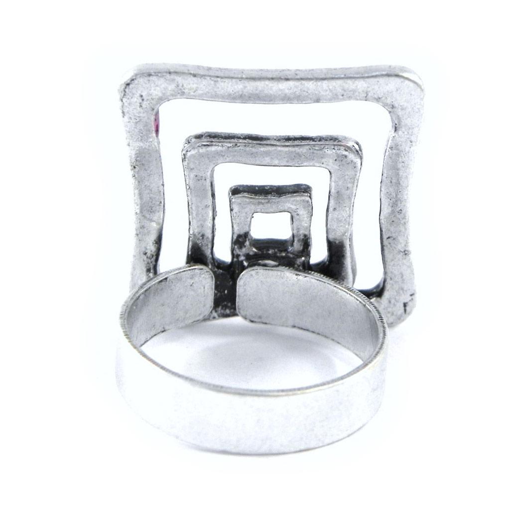 NOA [H8863] — Розовое дизайнерское кольцо «Акапулько»