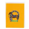 Equestrian Sports Theme Card PopUp Card with Envelope 3D Greeting Cards for Birthdays Anniversaries Parties Gift