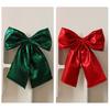 Christmas Bow Decoration Velvet Tree Topper Bow for Christmas Tree Wreath Home Room Wall Backdrop Decor