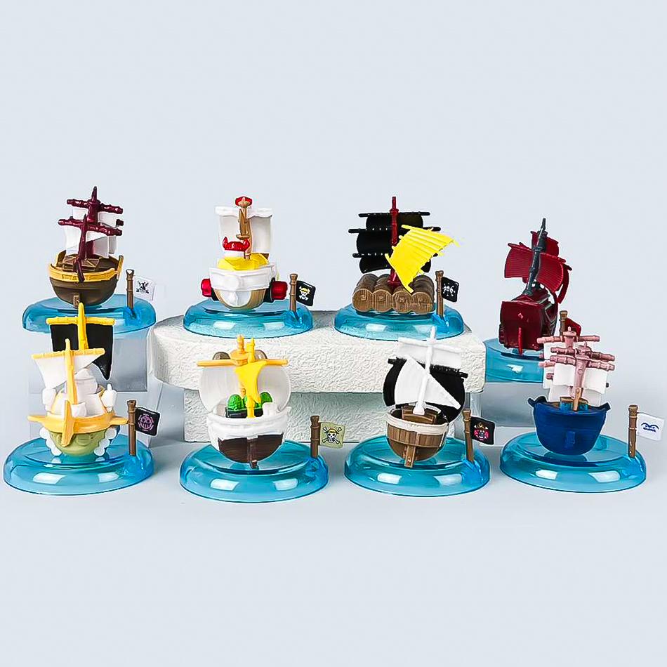 Аниме One Piece-серия Пиратский корабль Слепая коробка Мешок-сюрприз Игрушки Кукла Милая Аниме Фигурка Настольные украшения Коллекция