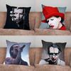 Наволочка для подушки с изображением Marilyn Manson (Рок-музыкант) Для дома, спальни, автомобиля, офиса, декора гостиной, чехол для подушки на диван Подходит