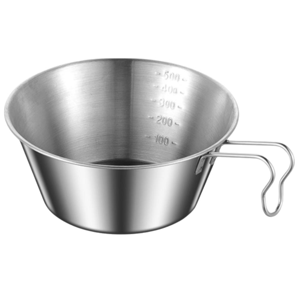 Lightweight Sierra Cup Stainless Steel Portable Bowl Durable Camping Cup Picnic