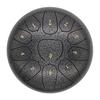6 Inch Steel Tongue Drum 11 Notes Handpan Drum with Drum Mallet Finger Picks Percussion for