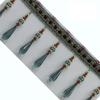 1 м Кристальная бусина Подвеска Кисточка Бахрома Кружевная отделка для DIY Обивка Люстра Скатерть Занавес Швейный аксессуар Край Декор