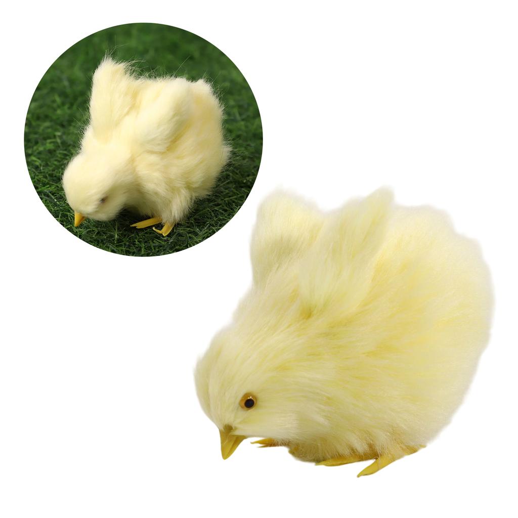Плюшевая кукла-цыпленок, мягкая игрушка для пасхального фестиваля, имитация цыпленка, мягкая кукла для раннего образования, подарок на вечеринку для детей