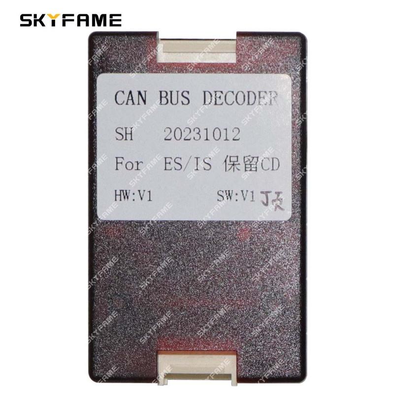 SKYFAME Автомобильная Оптическая Волокно Аудио Canbus Box Декодер Для Toyota Alphard Vellfire Previa Tarago Estima Lexus GS/IS/ES