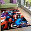 3D Captain America Printed Rug – Suitable for Living Room & Bedroom | Non-Slip Mat, Home Decor, Area Rug, Birthday Gift