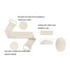 Natural Soft ESisal + Nylon Bath Shower Unisex Massage Spa Scrubber Sponge Back Strap Body Skin Health Cleaning Tool