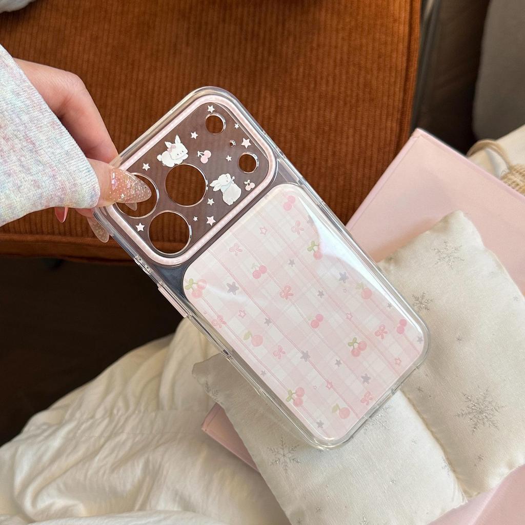Креативный чехол-подставка с клубникой для iPhone 16, iPhone 17 и iPhone 17 Pro Max