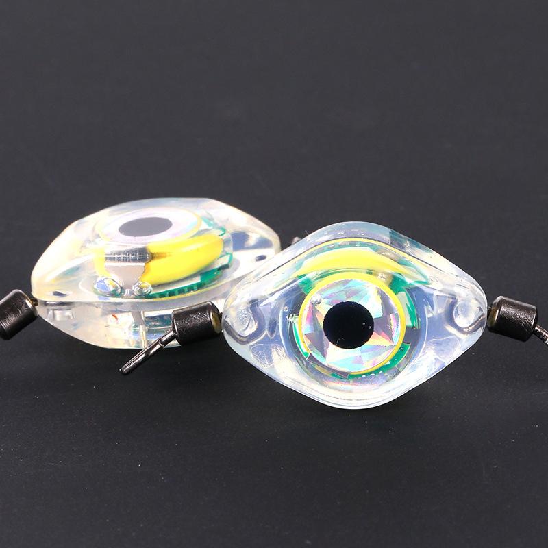 1 шт. светодиодная лампа для рыбной ловли, мини-свет для рыболовной приманки, светодиодная глубокая подводная форма глаза, рыболовная приманка для кальмара, светящаяся приманка