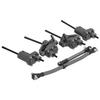 Rear Front Portal Axle WSteering Link Transmission Shaft Fit for Axial SCX10 II 90046 90047 RC