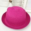 Новая соломенная шляпа ручной работы, 7-цветная детская соломенная шляпа, летняя сандалия, шляпа для прогулок и путешествий, мужская и женская, детская, с кошачьими ушками, шляпа от солнца, gorro