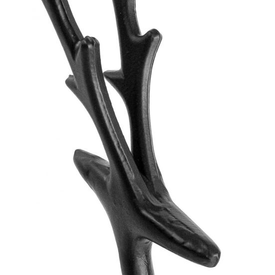 Черный Олень Рождественское Украшение Легкая Металлическая Фигурка Рождественское Украшение Домашний Настольный Центральный Элемент Декор для Офиса