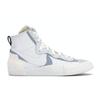 Sacai X Blazer Mid White Grey Unisex Sneakers Wolf-Grey BV0072-100