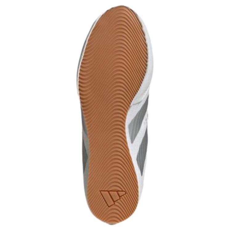 Мужские кроссовки Adidas Box Hog 4 Balance Высокие тренировочные кроссовки Унисекс Белый Серебристый