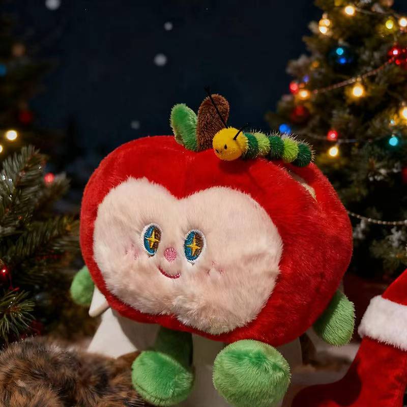 Удивительное Яблоко Кавайная Плюшевая Игрушка Фигурка Кукла Мультяшная Милая Милая Подушка Подушка Декор Дома Детский Подарок на День Рождения Кукла