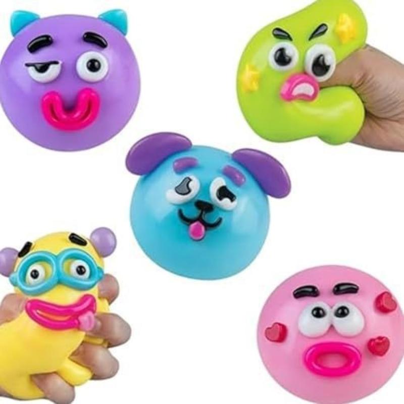 1Pcs Squishy Smushers Dog Face Slow Rising Squeeze Toy for Anxiety Stressed Hands