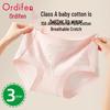 Aimer Women's Lace Cotton Antibacterial Briefs (3-Pack)